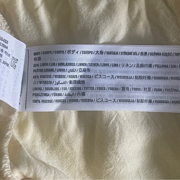 Abercrombie &Fitch Yellow Button-Front Mini Skirt Size: M - Picture 6 of 7